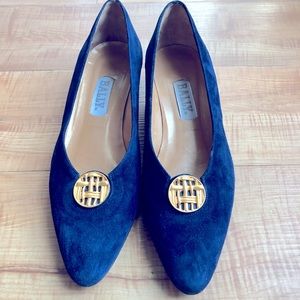 Women’s low heels Bally Navy Sz 8N